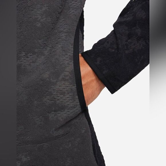 Nike Trail 1/4 Zip Running Black Pullover - Picture 5 of 13